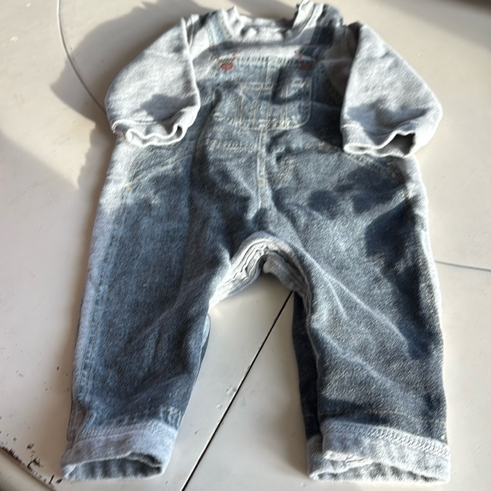 🍀Levi's Kids Denim Overalls - Gray